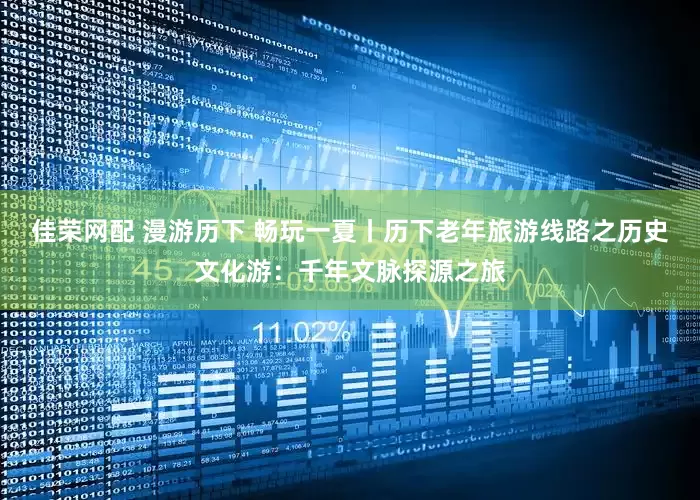 佳荣网配 漫游历下 畅玩一夏丨历下老年旅游线路之历史文化游：千年文脉探源之旅